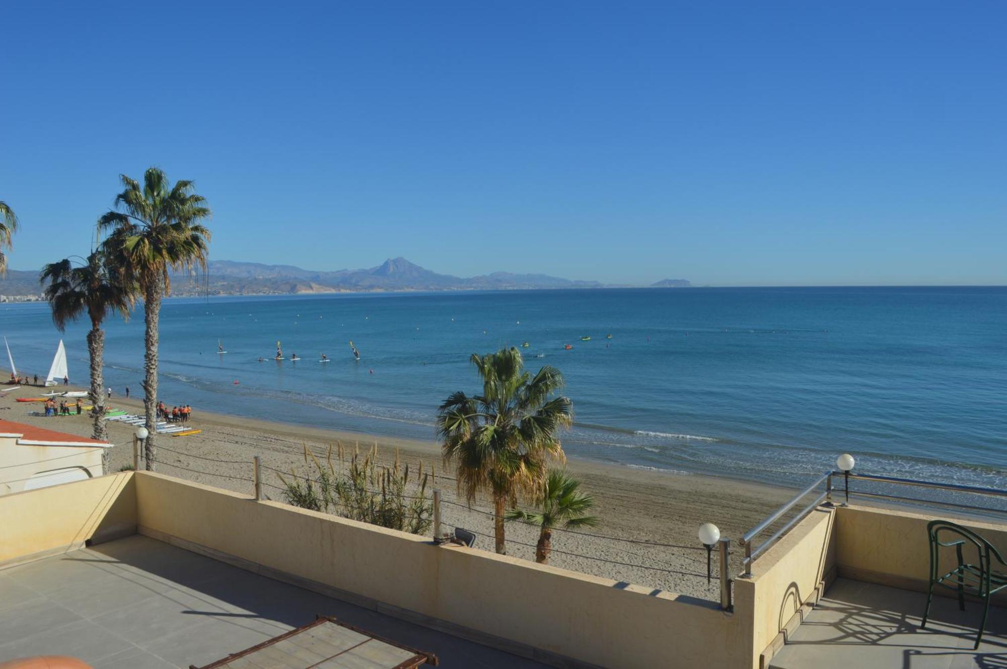 Excepcional Apartamento Loft A Pie De Playa En Chalet Roquetes Alicante Kültér fotó
